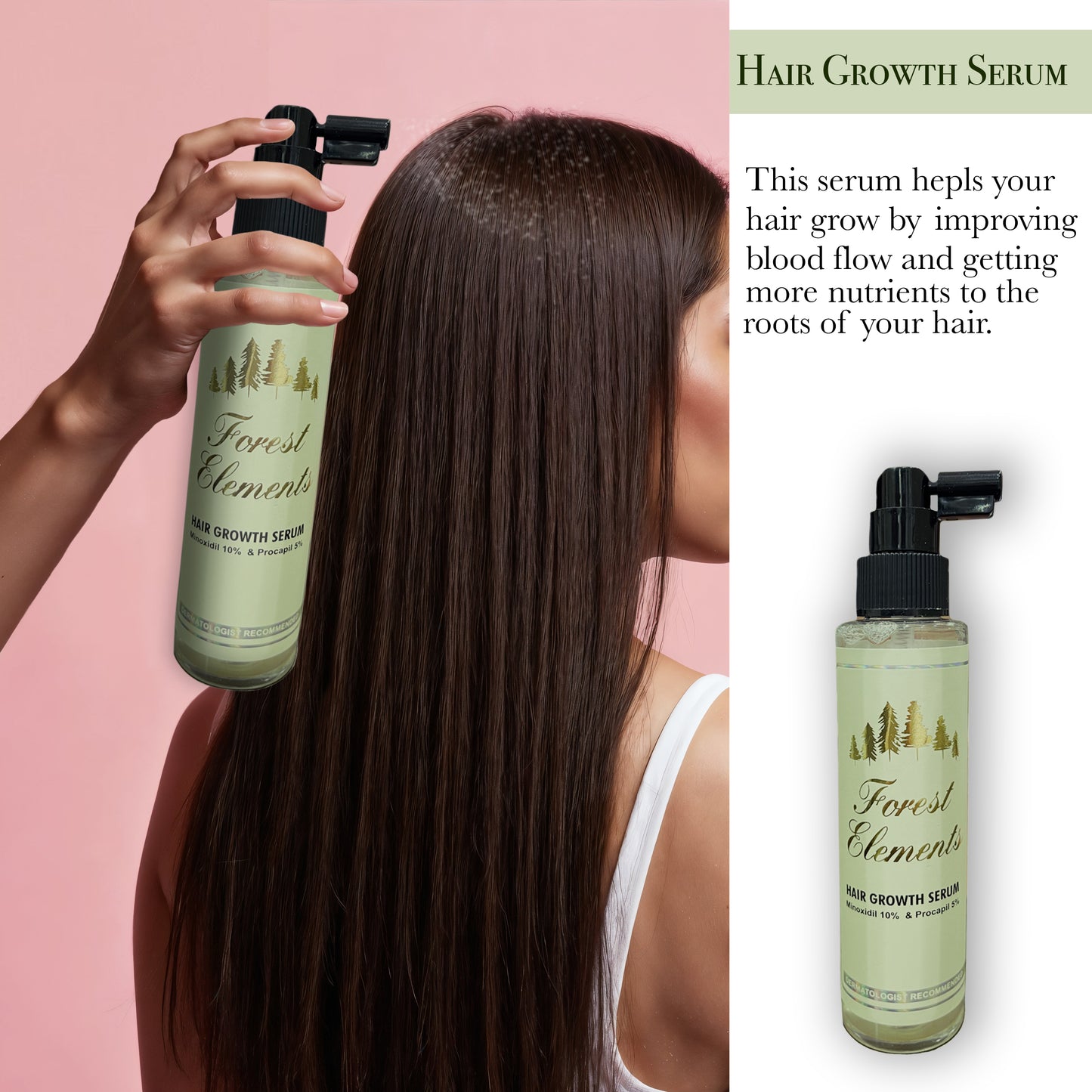Hair Serum for Hair Growth I Fast-Acting Regrowth Solution for Men & Women 120ml
