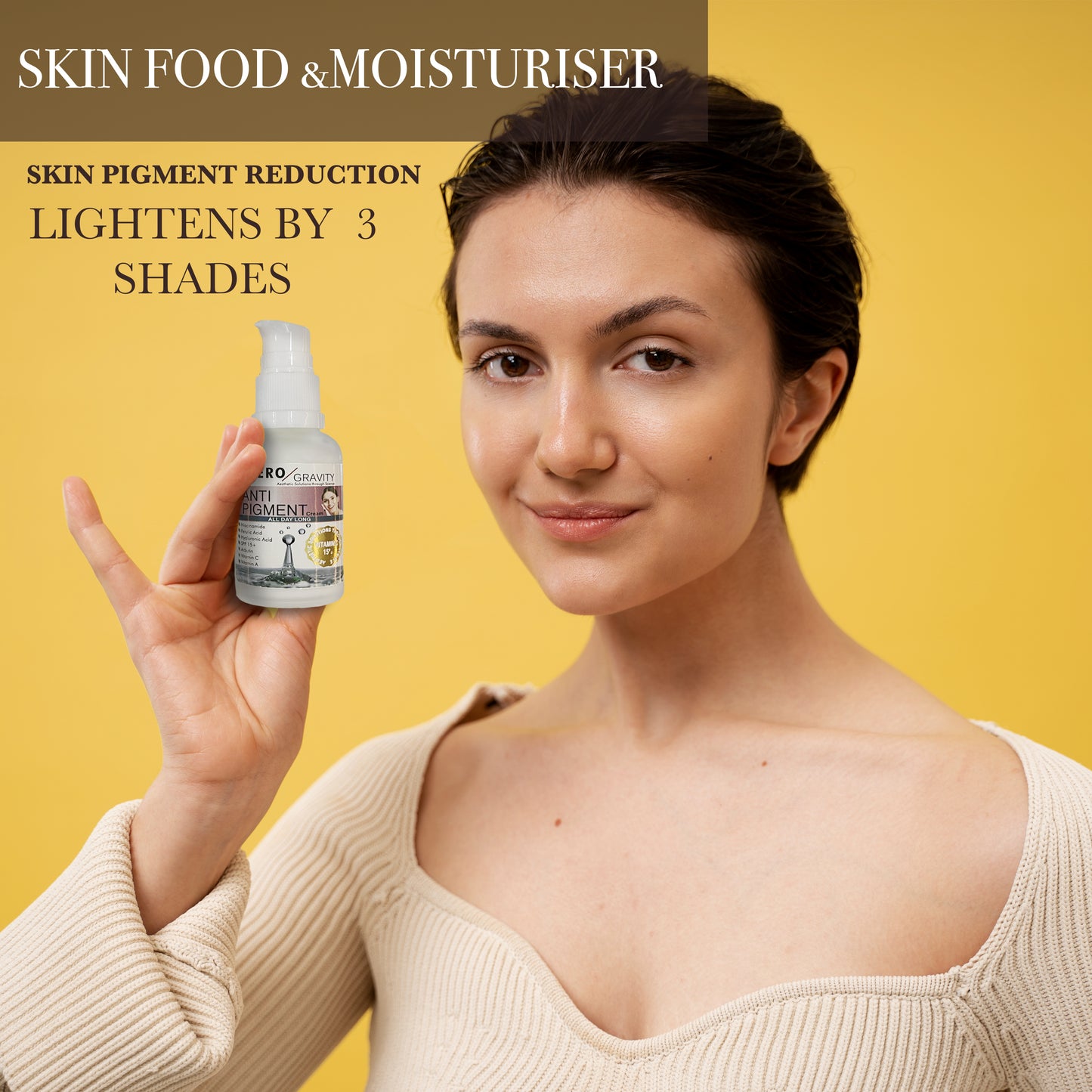Organic Anti Pigment Cream 30ml I Best Cream for Hyperpigmentation & Uneven Skin Tone