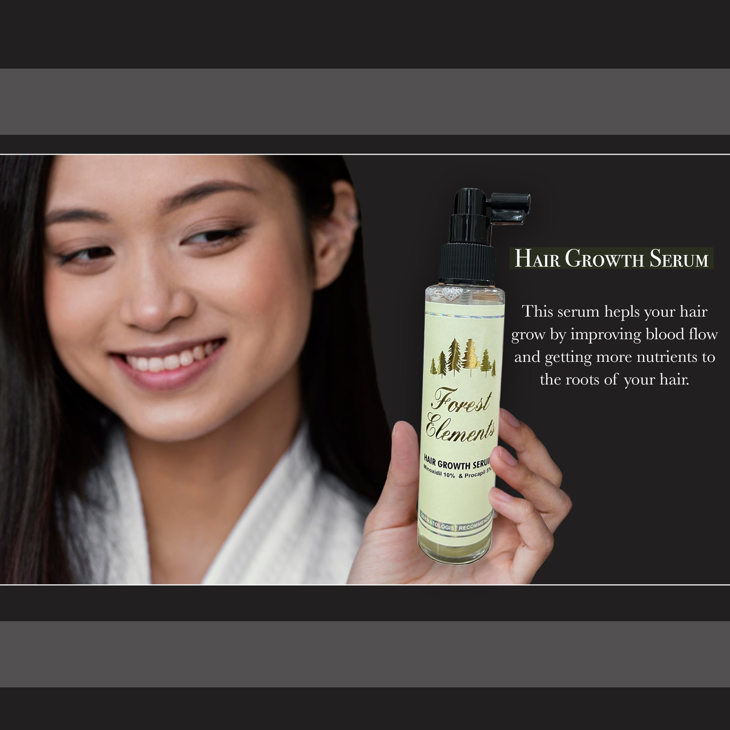 Hair Serum for Hair Growth I Fast-Acting Regrowth Solution for Men & Women 120ml
