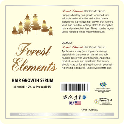 Hair Serum for Hair Growth I Fast-Acting Regrowth Solution for Men & Women 120ml