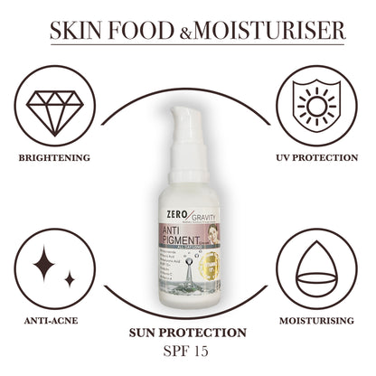 Organic Anti Pigment Cream 30ml I Best Cream for Hyperpigmentation & Uneven Skin Tone